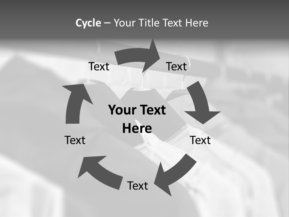 Retail Boutique Black PowerPoint Template