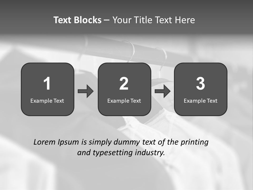 Retail Boutique Black PowerPoint Template