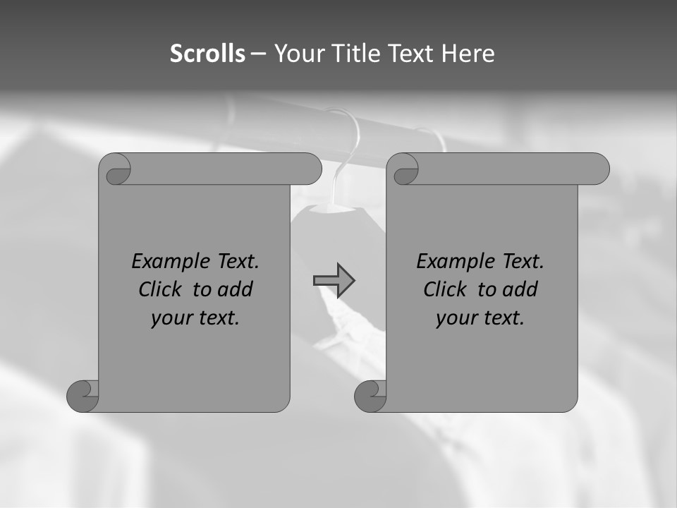 Retail Boutique Black PowerPoint Template