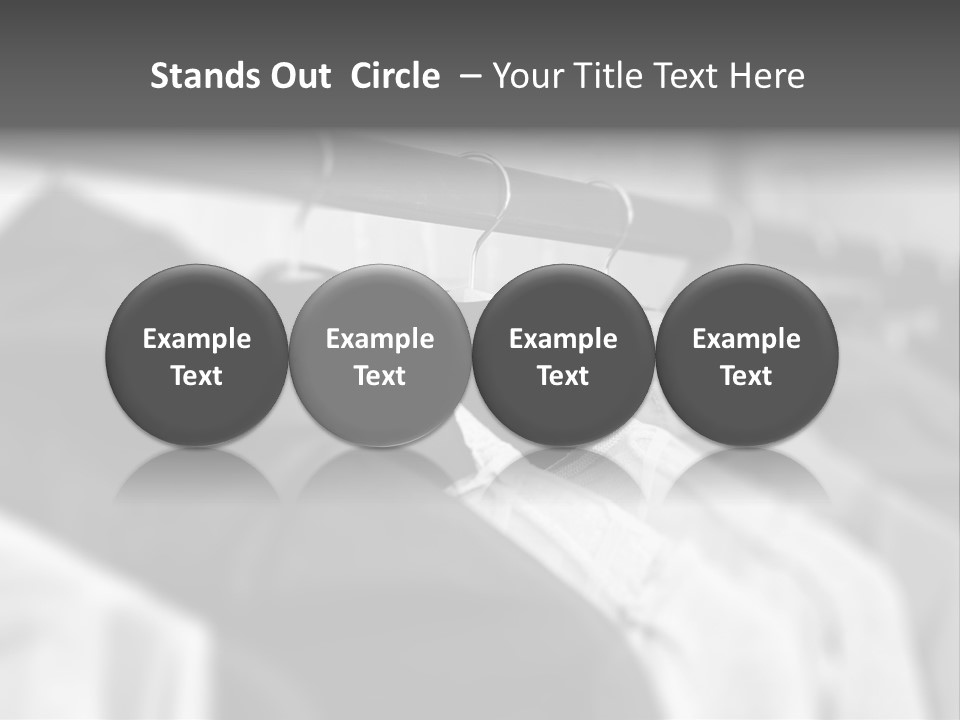 Retail Boutique Black PowerPoint Template