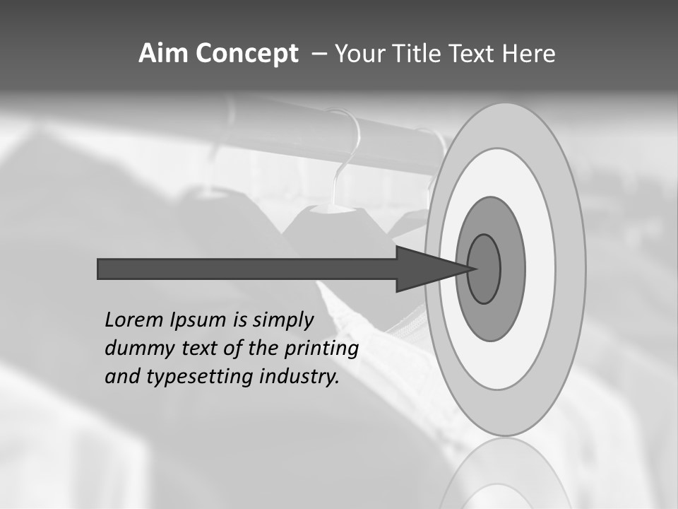 Retail Boutique Black PowerPoint Template