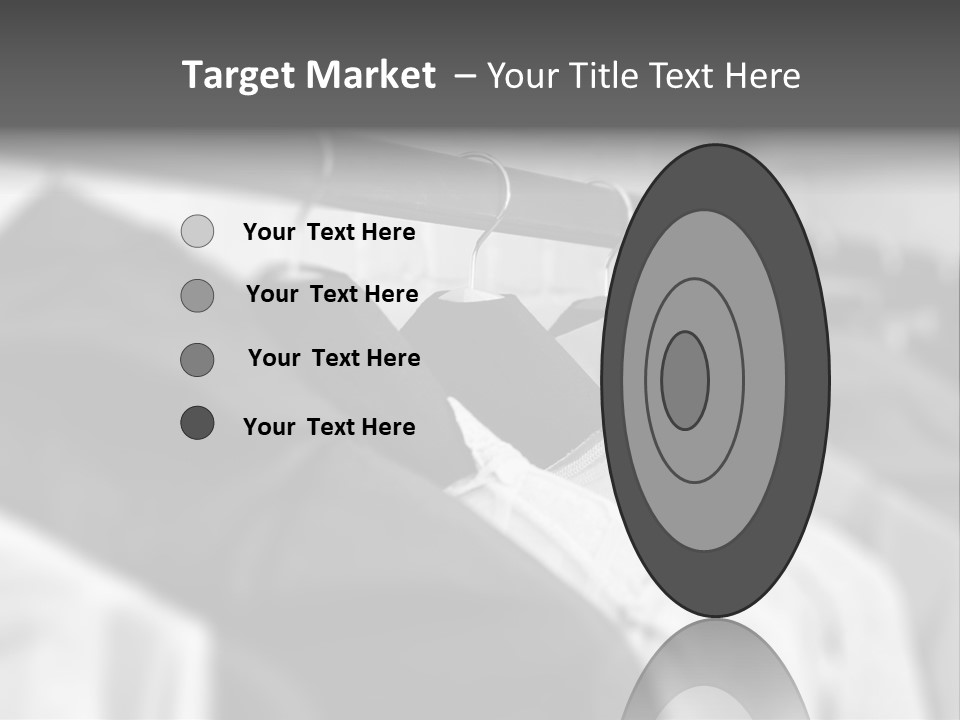 Retail Boutique Black PowerPoint Template