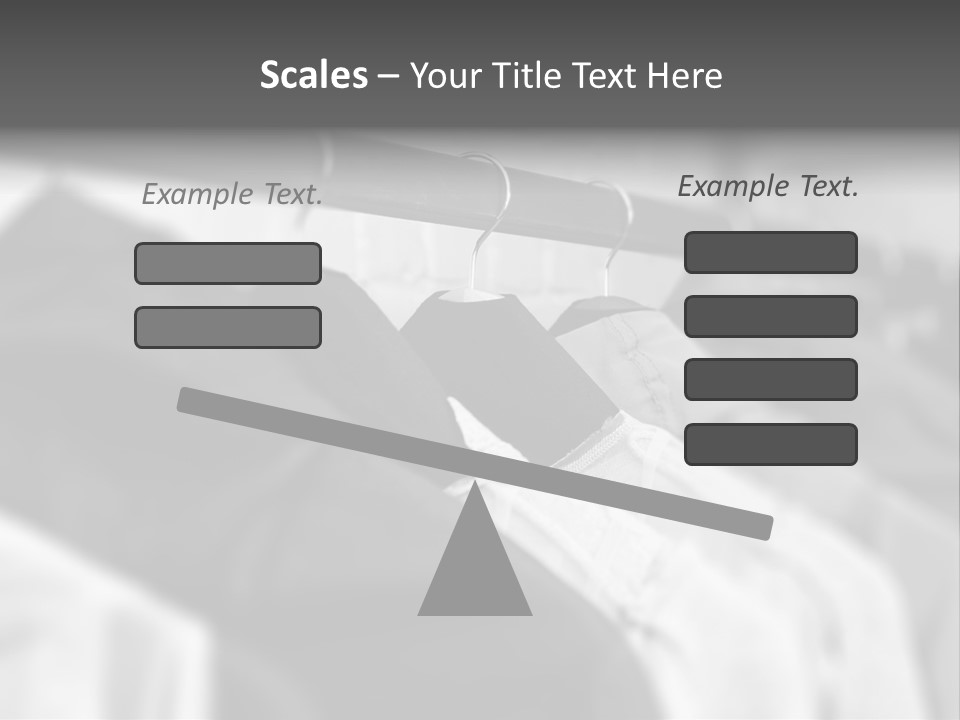 Retail Boutique Black PowerPoint Template