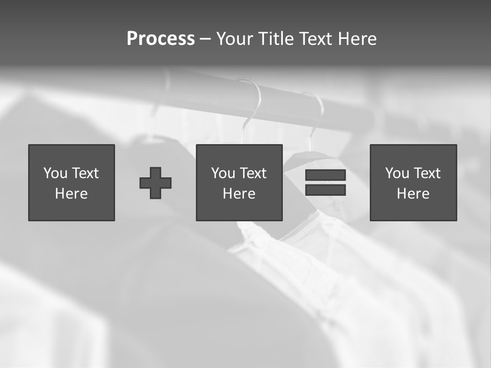 Retail Boutique Black PowerPoint Template
