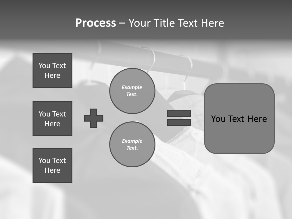 Retail Boutique Black PowerPoint Template