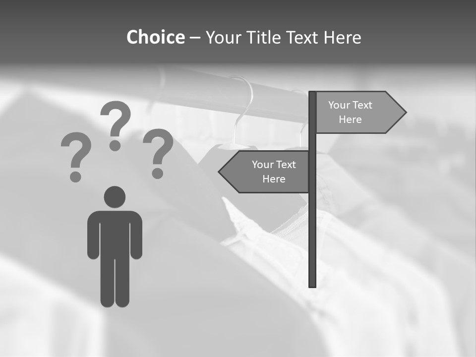 Retail Boutique Black PowerPoint Template