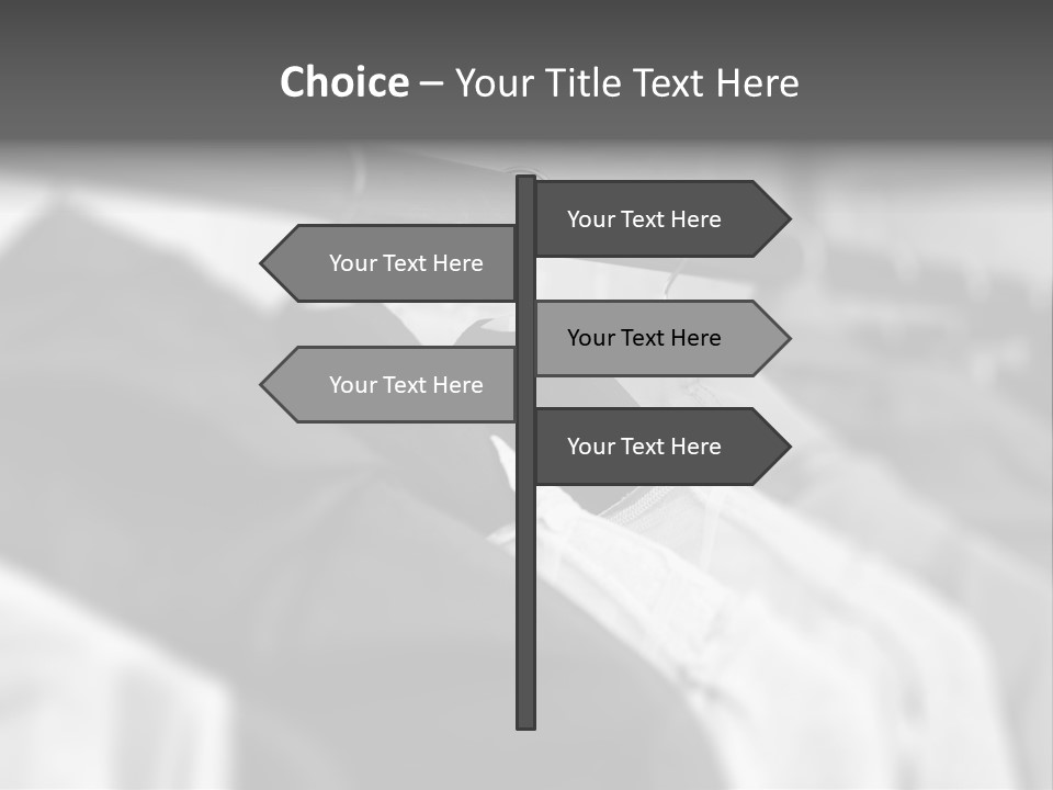 Retail Boutique Black PowerPoint Template
