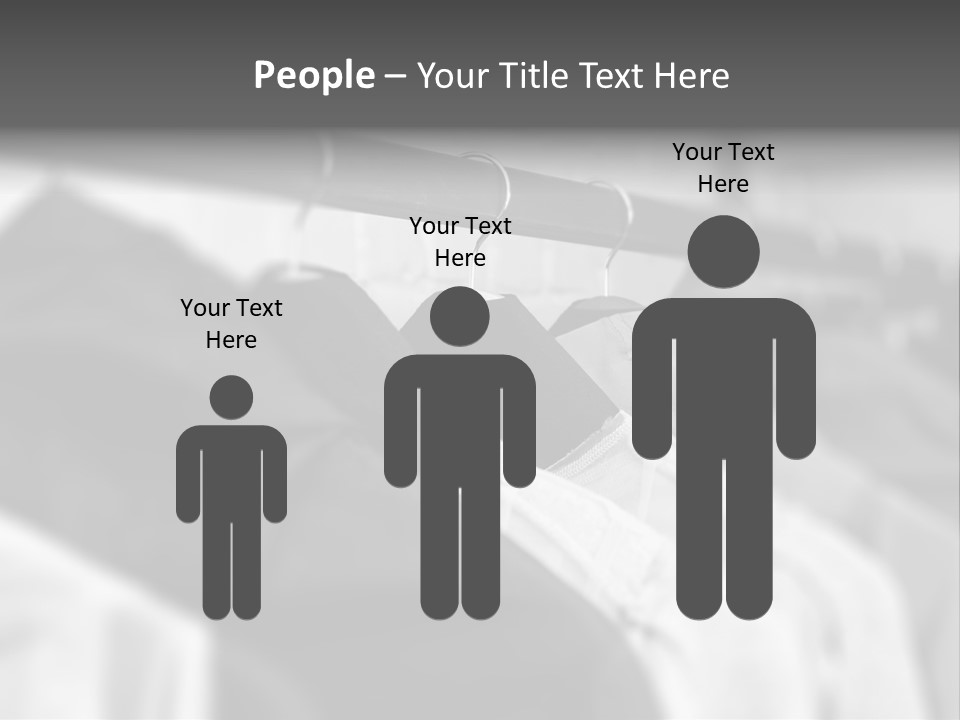 Retail Boutique Black PowerPoint Template