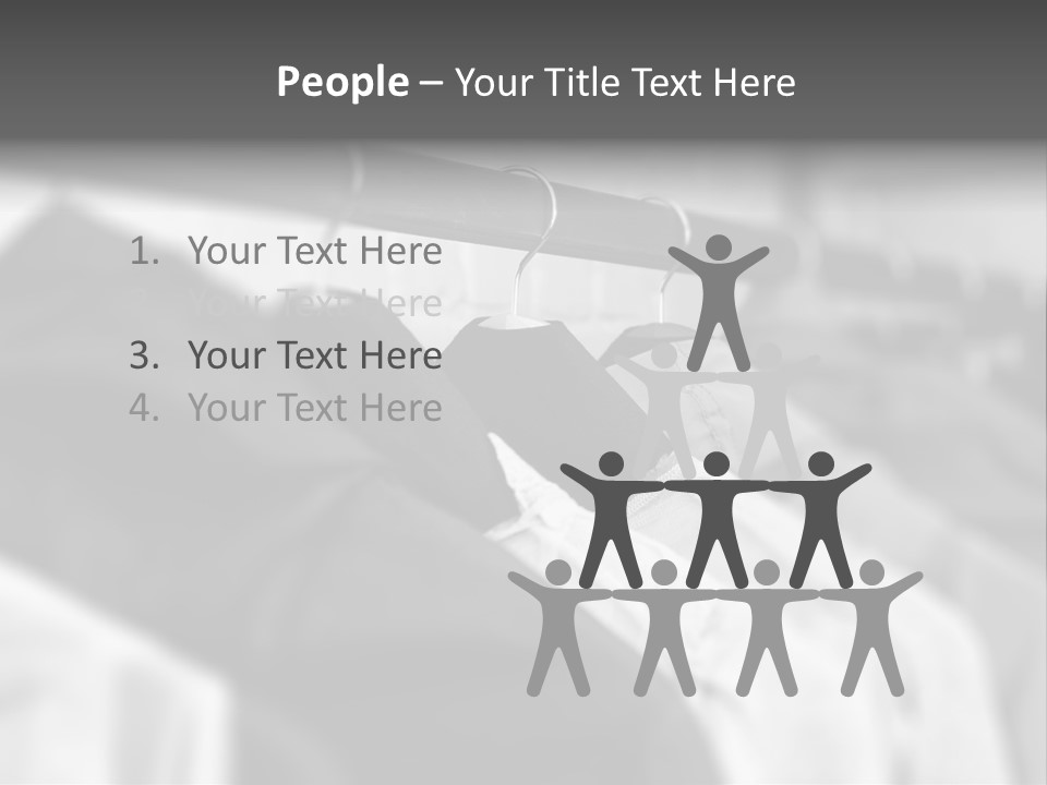 Retail Boutique Black PowerPoint Template