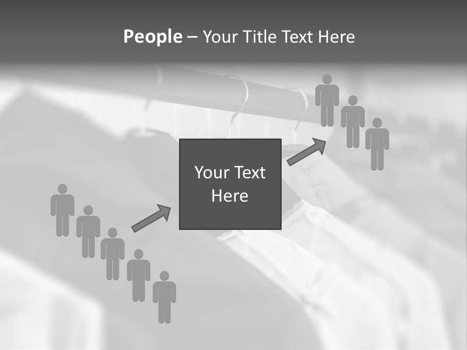 Retail Boutique Black PowerPoint Template