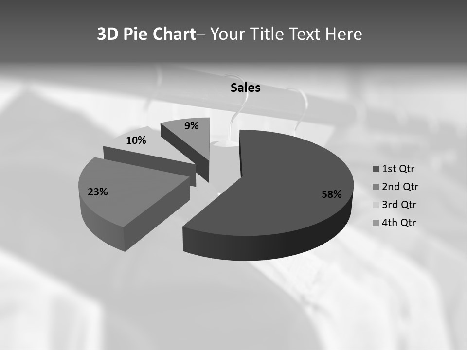 Retail Boutique Black PowerPoint Template