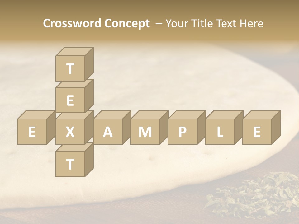 Sauce Oregano Sheet PowerPoint Template