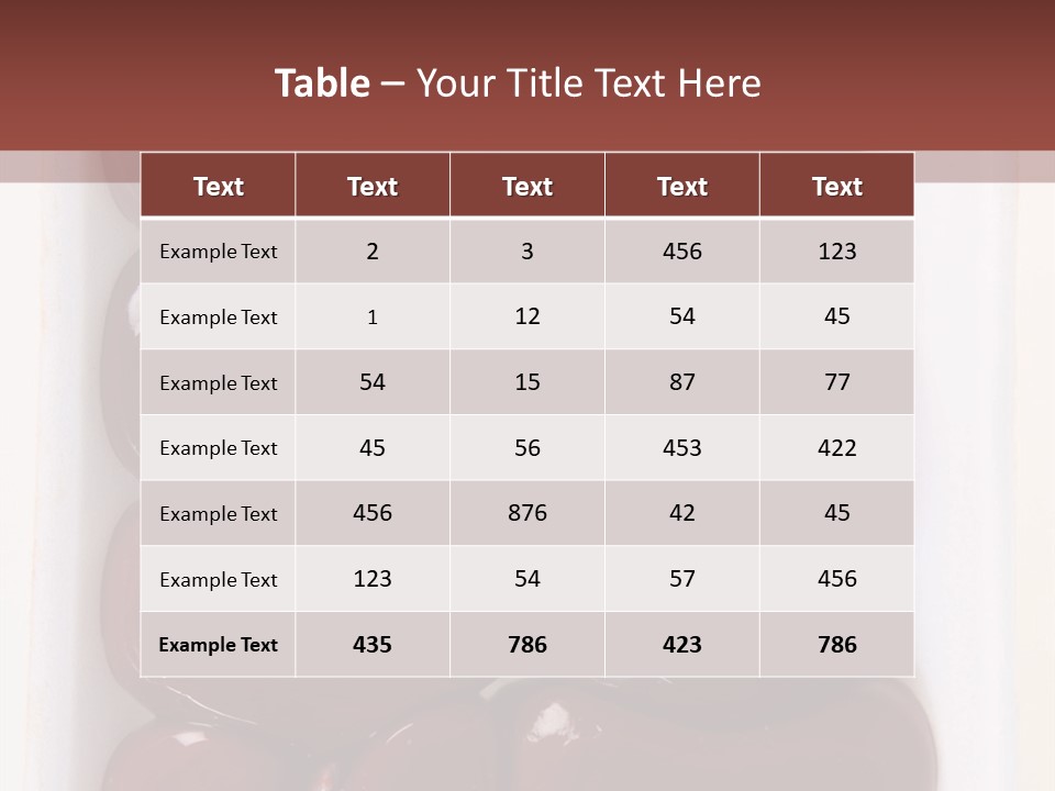 Food Lamb Above PowerPoint Template