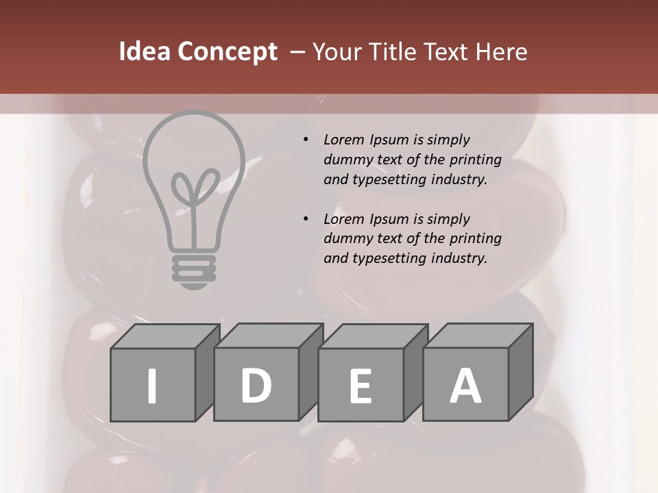 Food Lamb Above PowerPoint Template