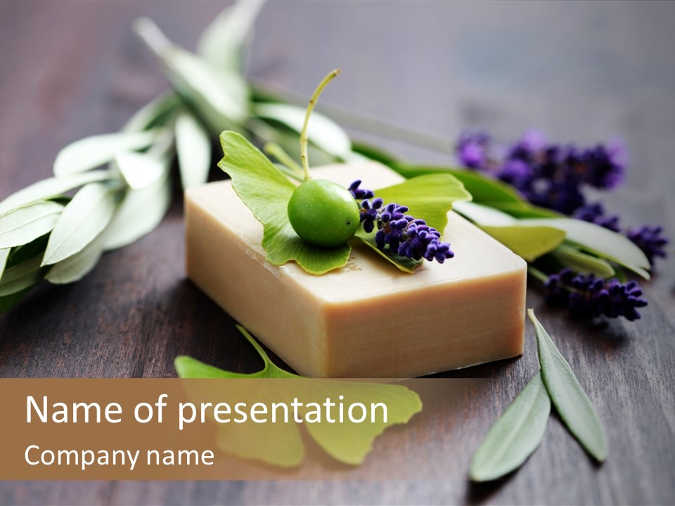 Product Green Spa PowerPoint Template