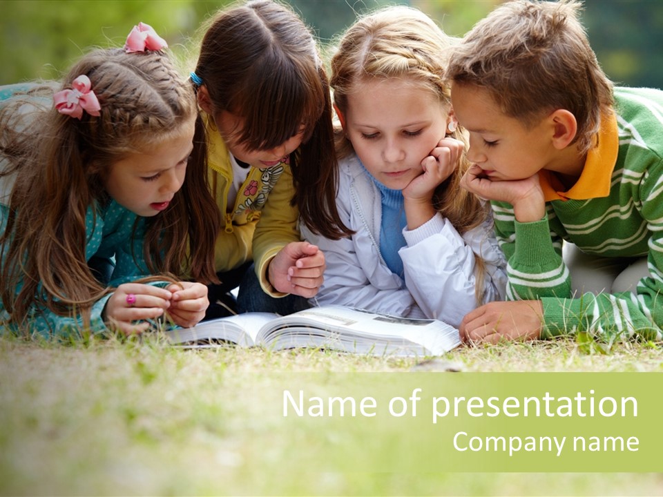 Lad Environment Schoolkid PowerPoint Template