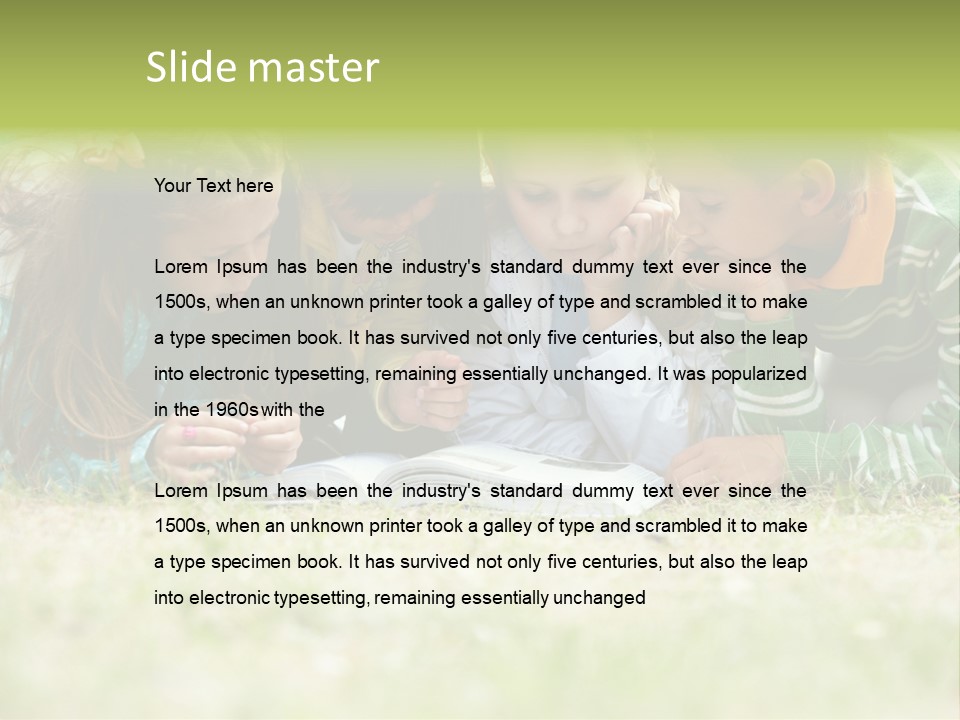 Lad Environment Schoolkid PowerPoint Template