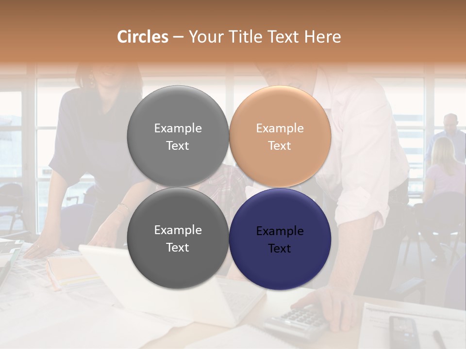 Training Men Architects PowerPoint Template