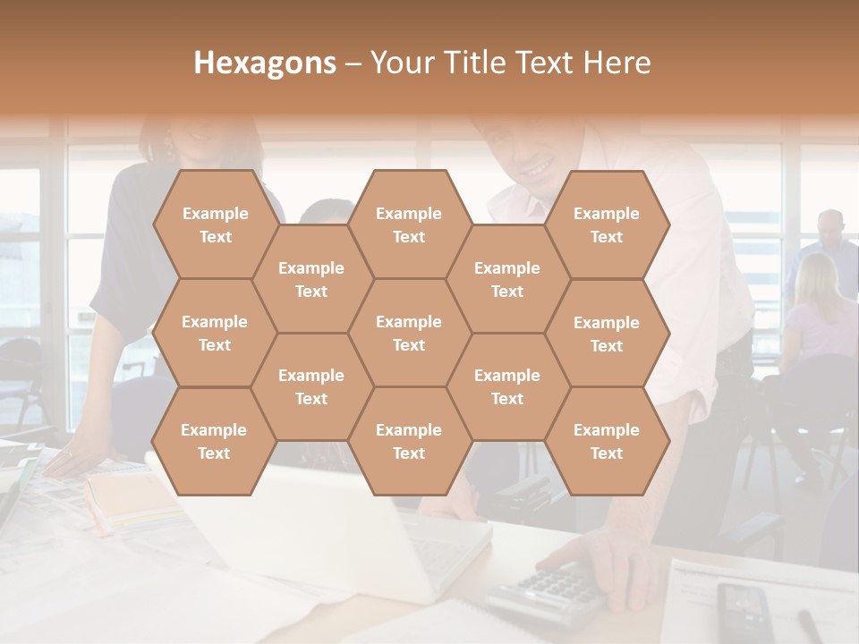 Training Men Architects PowerPoint Template
