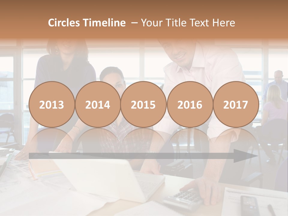 Training Men Architects PowerPoint Template