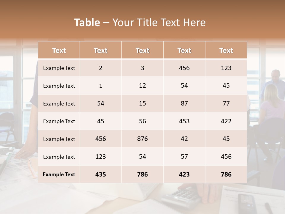 Training Men Architects PowerPoint Template