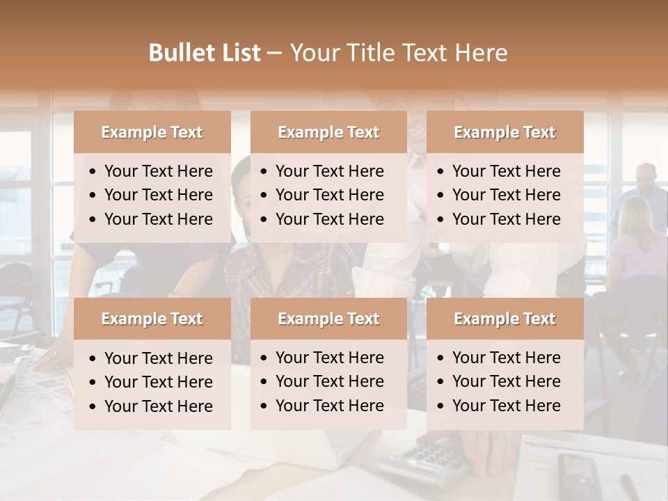 Training Men Architects PowerPoint Template