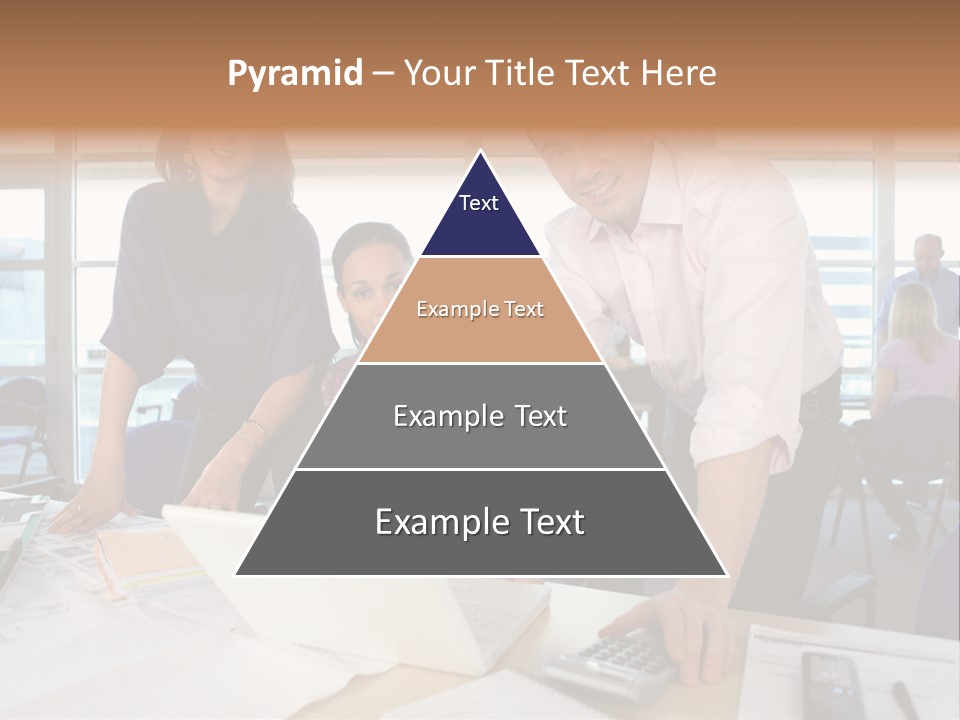 Training Men Architects PowerPoint Template