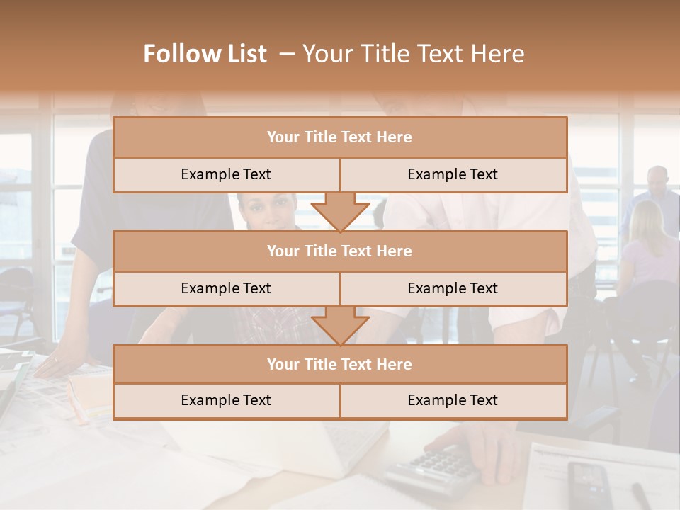Training Men Architects PowerPoint Template