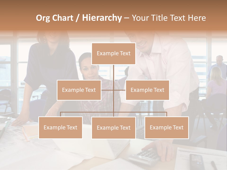 Training Men Architects PowerPoint Template