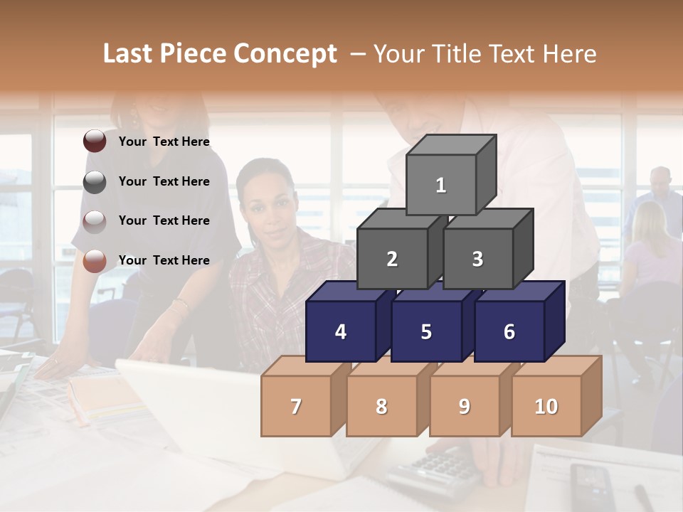 Training Men Architects PowerPoint Template