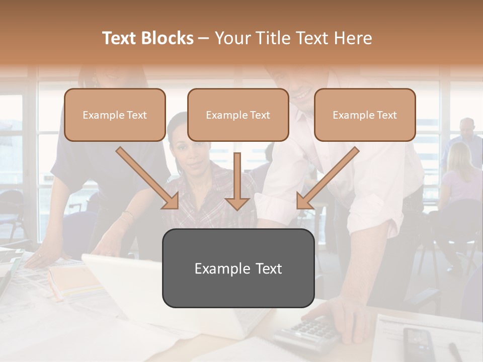 Training Men Architects PowerPoint Template