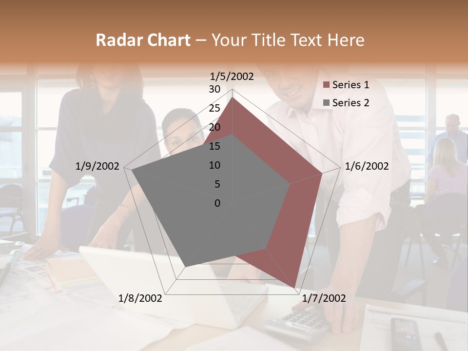 Training Men Architects PowerPoint Template