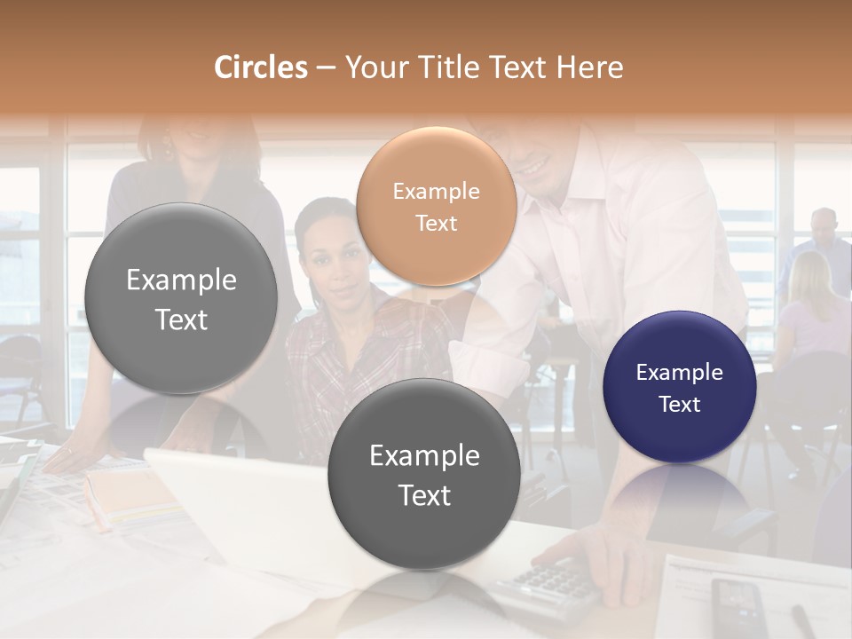 Training Men Architects PowerPoint Template