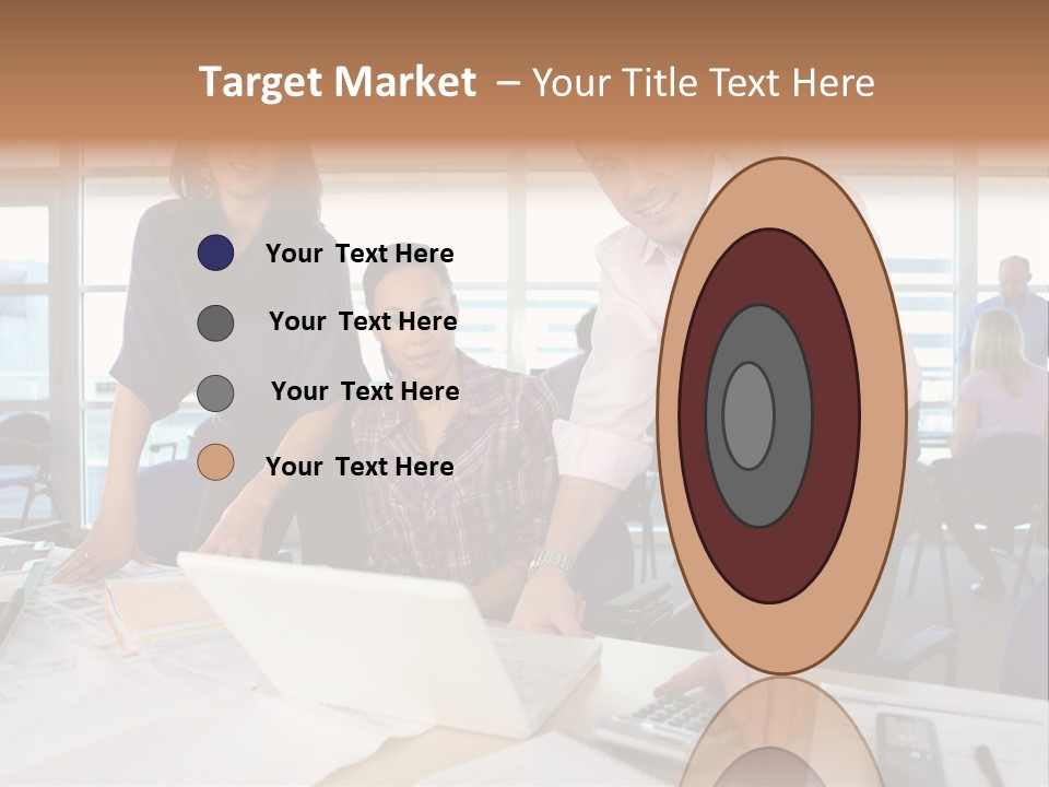 Training Men Architects PowerPoint Template