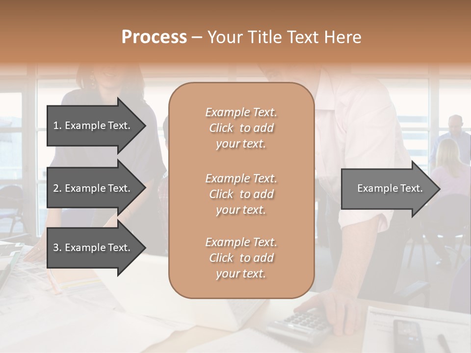 Training Men Architects PowerPoint Template