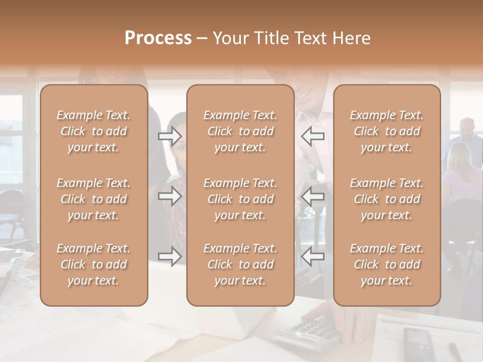 Training Men Architects PowerPoint Template