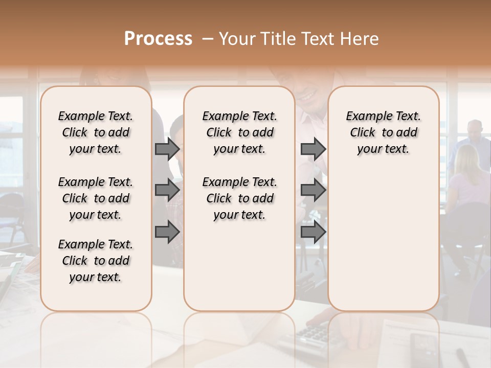 Training Men Architects PowerPoint Template