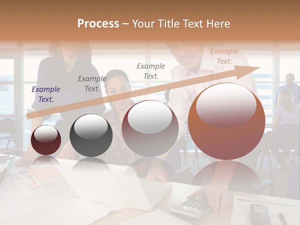 Training Men Architects PowerPoint Template