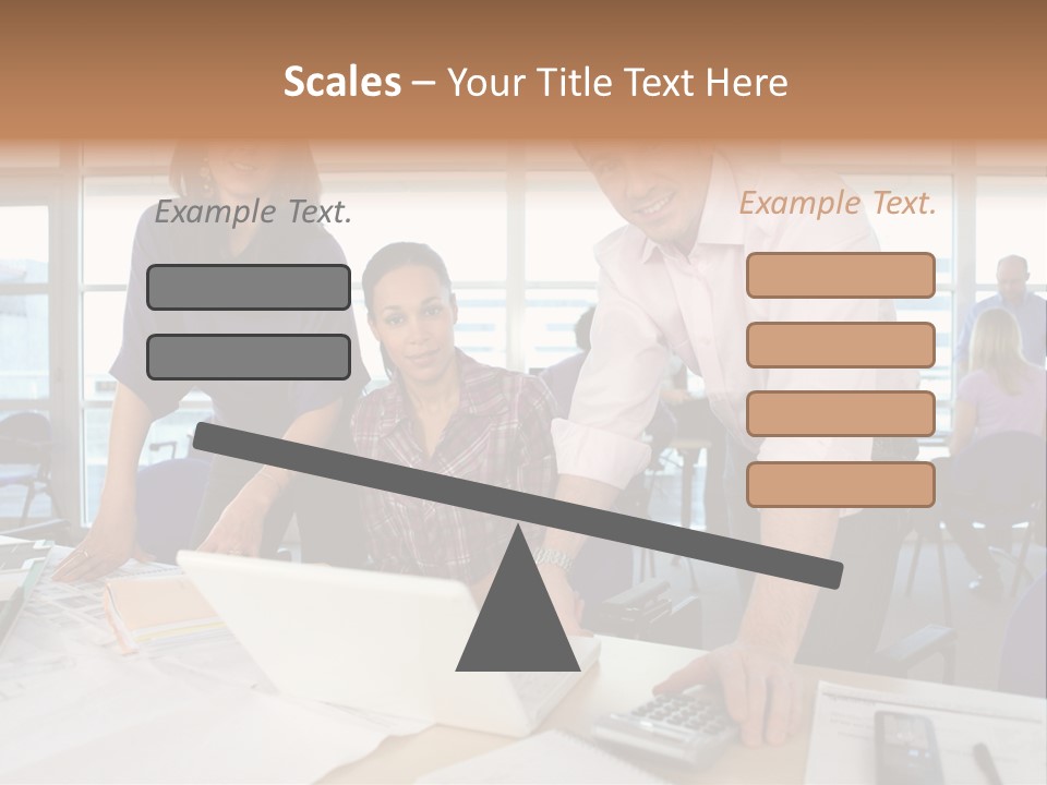 Training Men Architects PowerPoint Template