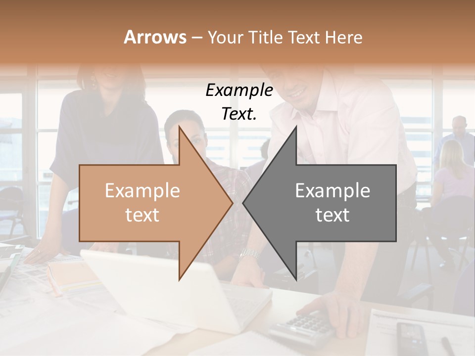 Training Men Architects PowerPoint Template