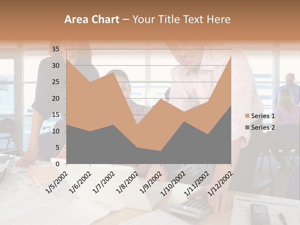 Training Men Architects PowerPoint Template