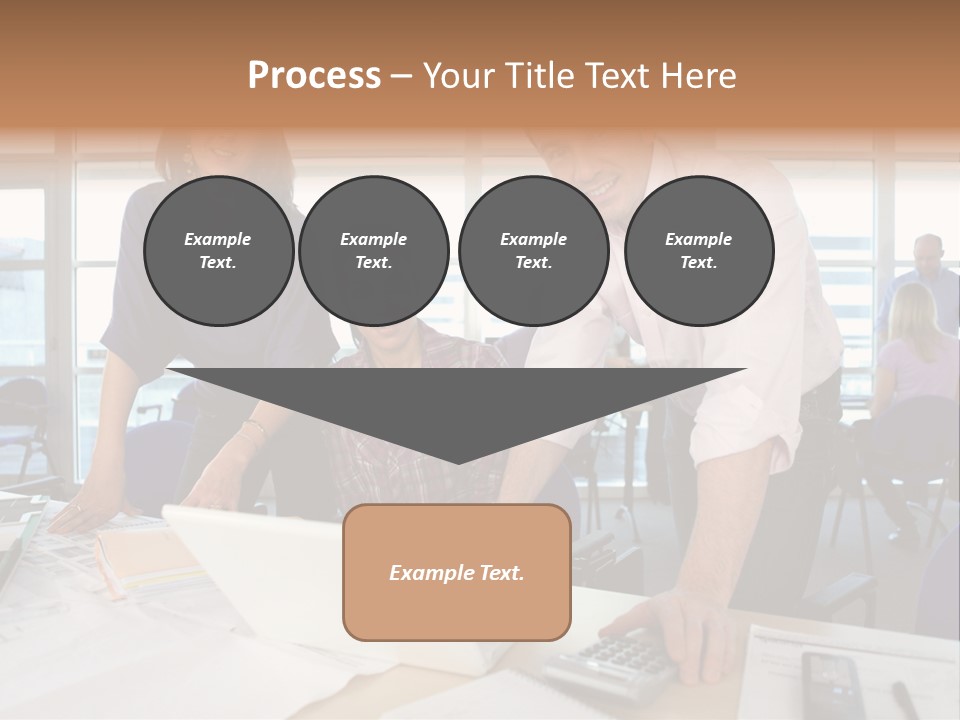 Training Men Architects PowerPoint Template