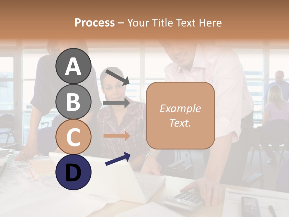 Training Men Architects PowerPoint Template