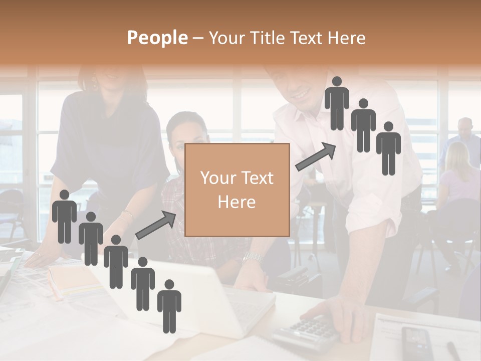 Training Men Architects PowerPoint Template