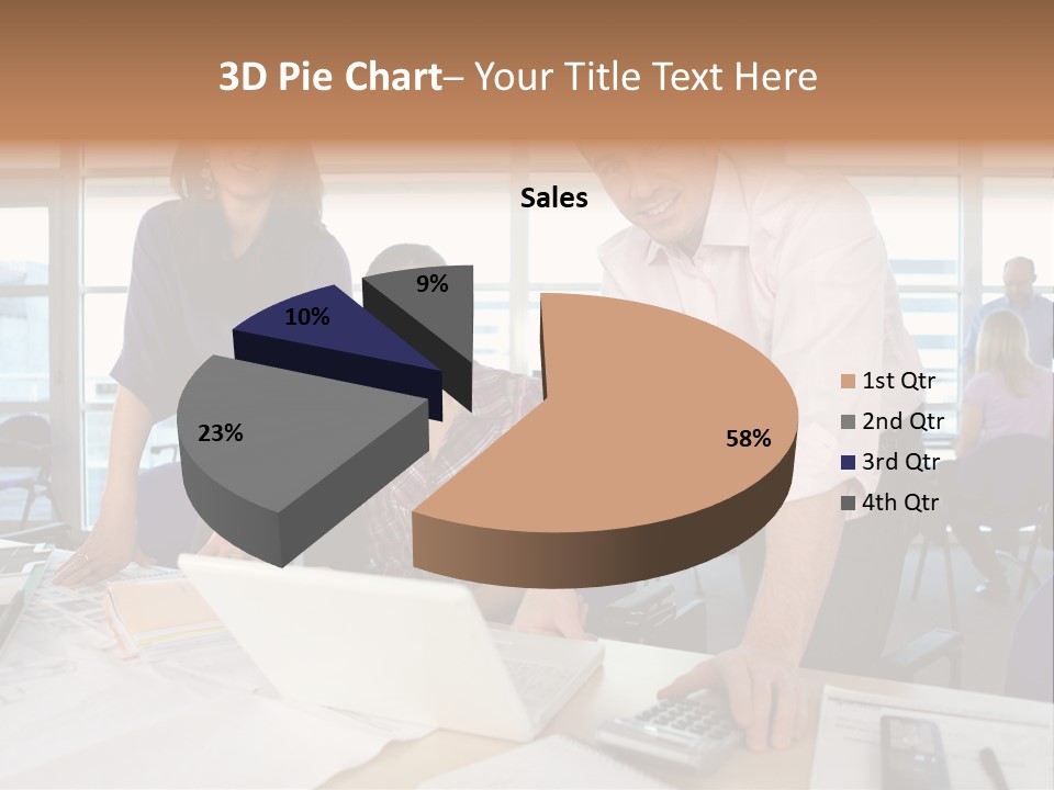Training Men Architects PowerPoint Template