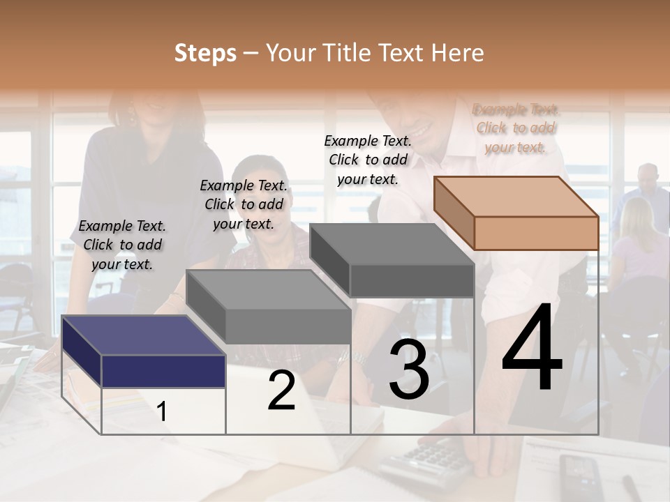 Training Men Architects PowerPoint Template
