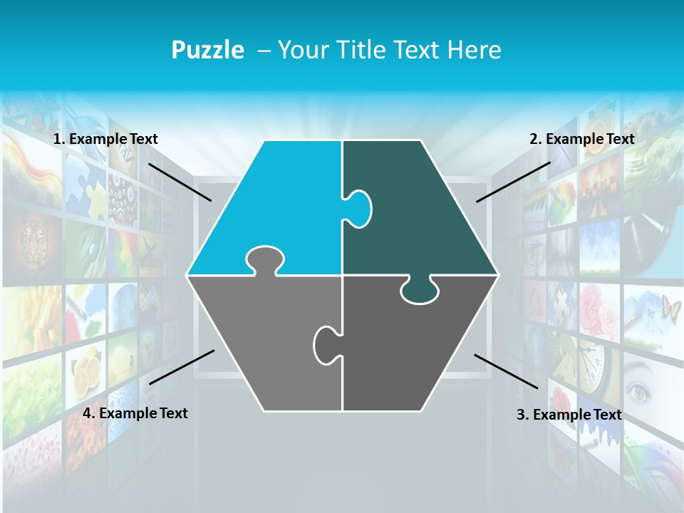 Equipment Flat Gallery PowerPoint Template