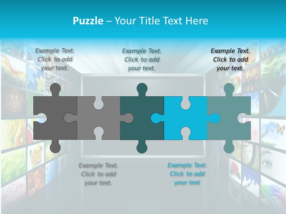 Equipment Flat Gallery PowerPoint Template