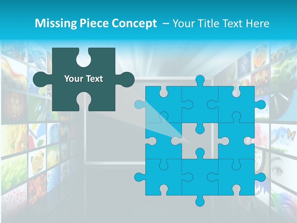 Equipment Flat Gallery PowerPoint Template