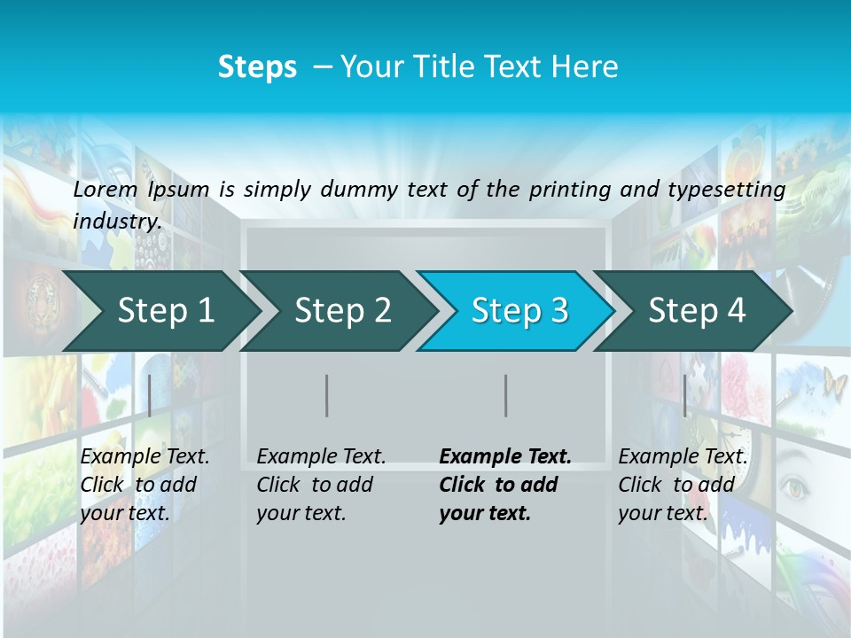 Equipment Flat Gallery PowerPoint Template